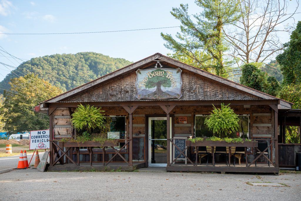 “We didn't have flood insurance, because who could afford that, and nobody ever saw this coming,” shares Michelle Cuellar, owner of Bean Tree Cafe, a coffee shop and the post office in Hartford, Tennessee. She had experienced high-water events before, even having water come up to her restaurant’s deck, but never to this level. “[After] 22 years of being in business, we had everything we needed, all the industrial equipment,” she says. “All my needs were met. I had all the things that it takes to run a very busy industrial restaurant, and in one fell swoop, I lost it all. I lost my livelihood.” In August, Cuellar reopened the Bean Tree Cafe for a few days a week at a much smaller scale than she operated previously. Photo by Abby Hassler