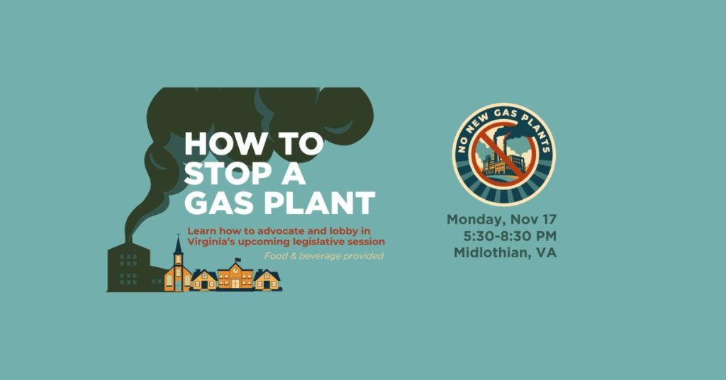 Feature graphic for How to Stop a Gas Plant | Legislative Edition event on November 17