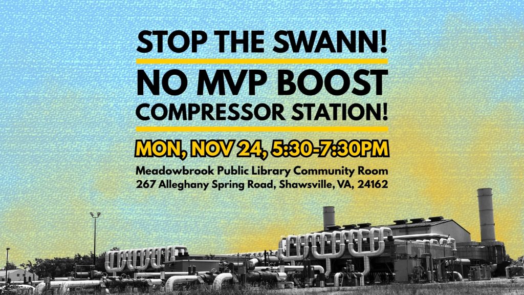 No MVP boost compressor station! Even on Nov. 24 in Shawsville, Va.
