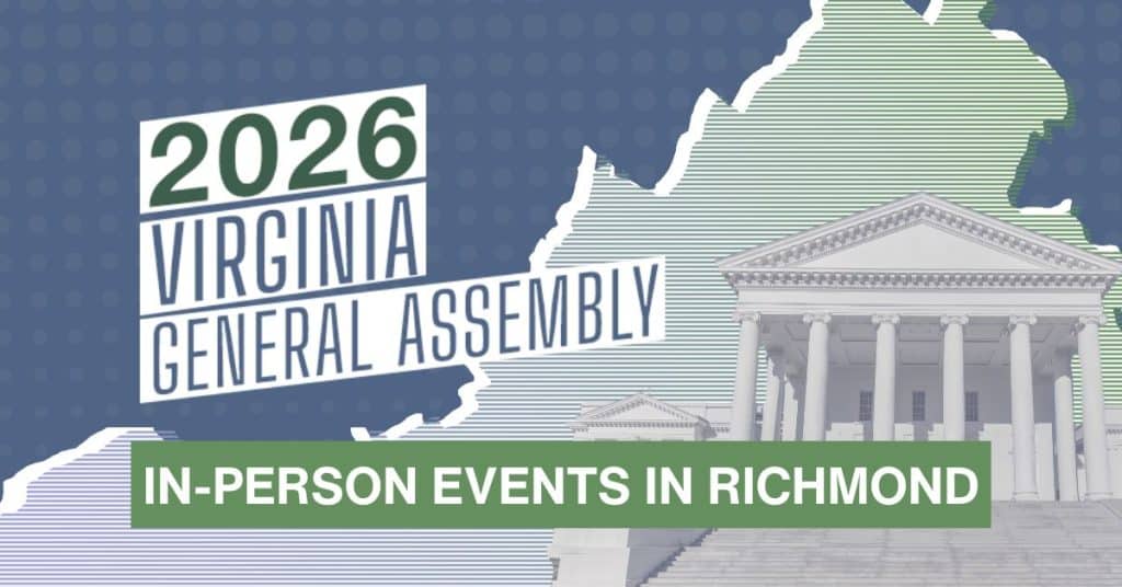 Virginia General Assembly in-person events