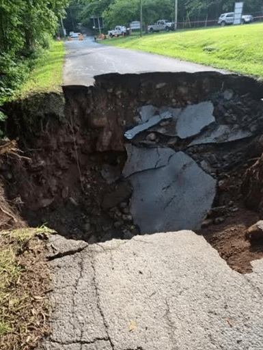 A sinkhole in Giles County. Photo by Preserve Giles County.