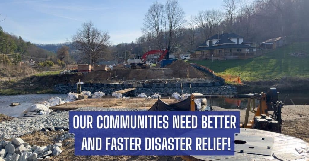 Our communities need better and faster disaster relief