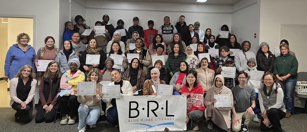 Blue Ridge Literacy graduating class