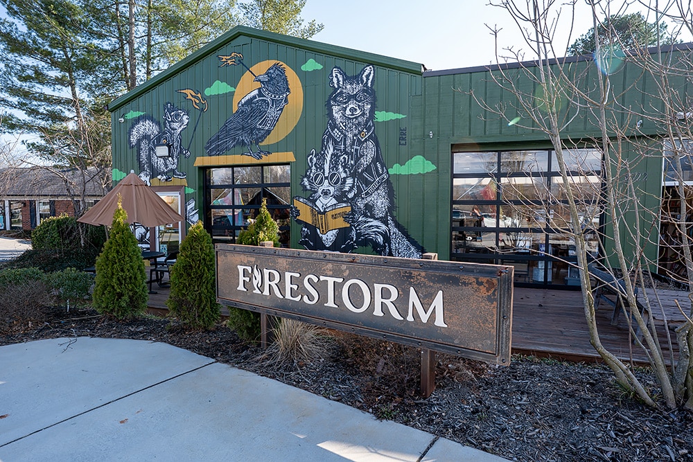 Firestorm books in Asheville, North Carolina