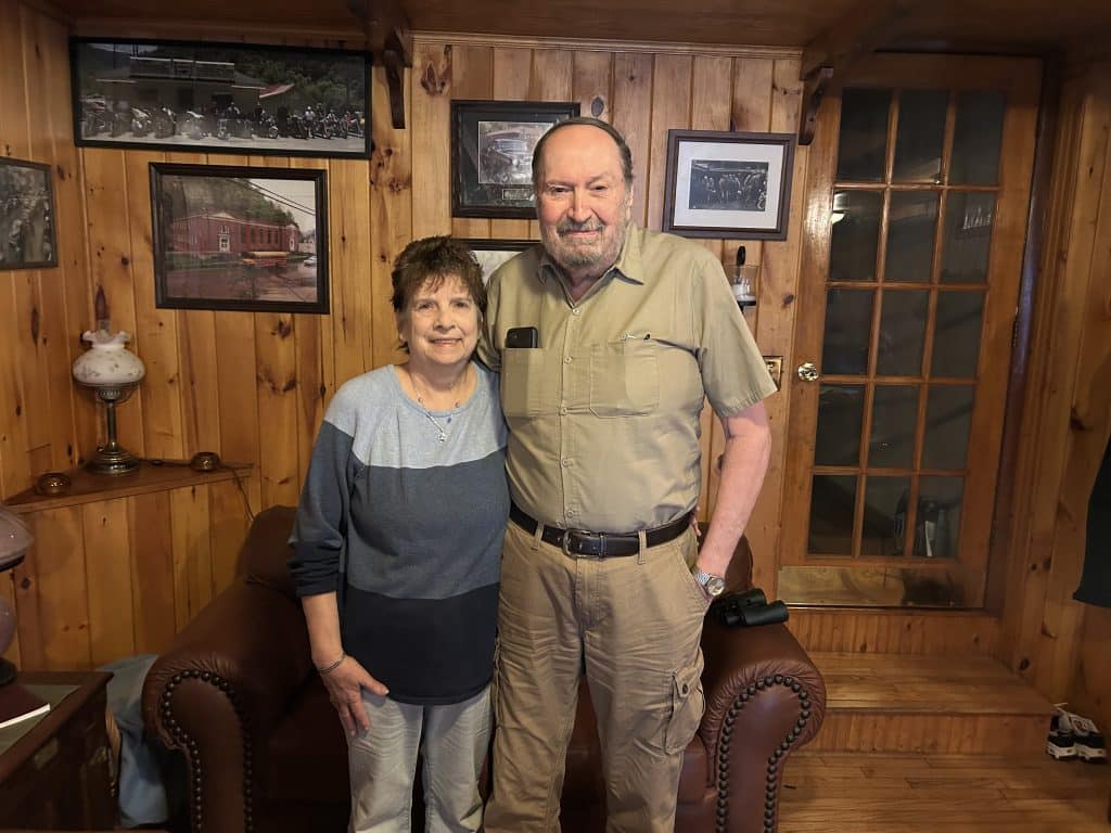 Seventh-generation Pike County resident and SOLVE steering committee member Larry Thacker and his wife, Sharon, at their home in Pompey.