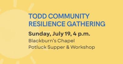 Todd Community Resilience Meeting