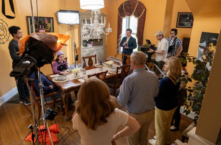 On the set of the West Virginia-made comedy film, "Ambrosia!" Photo courtesy of Dave Lavender