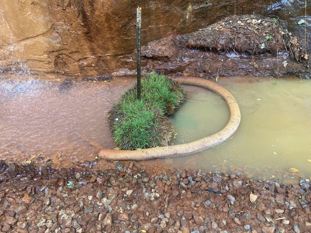 A polluted creek