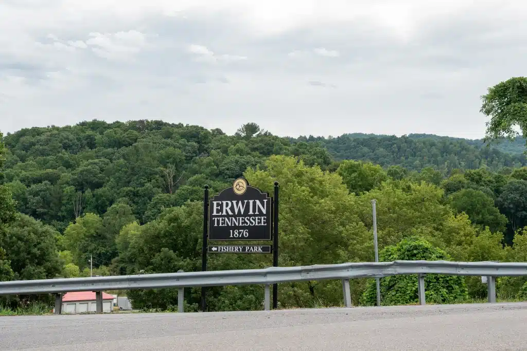 Hurricane Helene devastated parts of Erwin, Tennessee. Photo by Abby Hassler