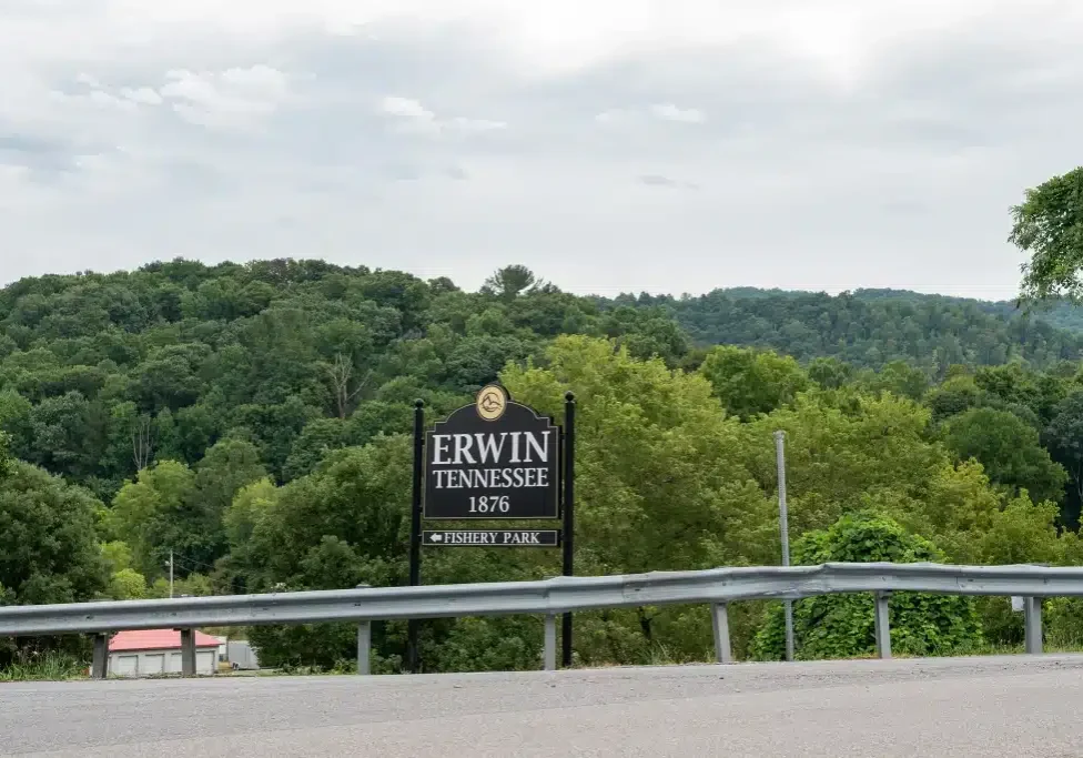 Hurricane Helene devastated parts of Erwin, Tennessee. Photo by Abby Hassler